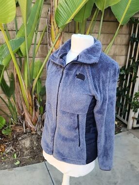 The North Face Navy Blue Fleece Full Zip Jacket Women's Small